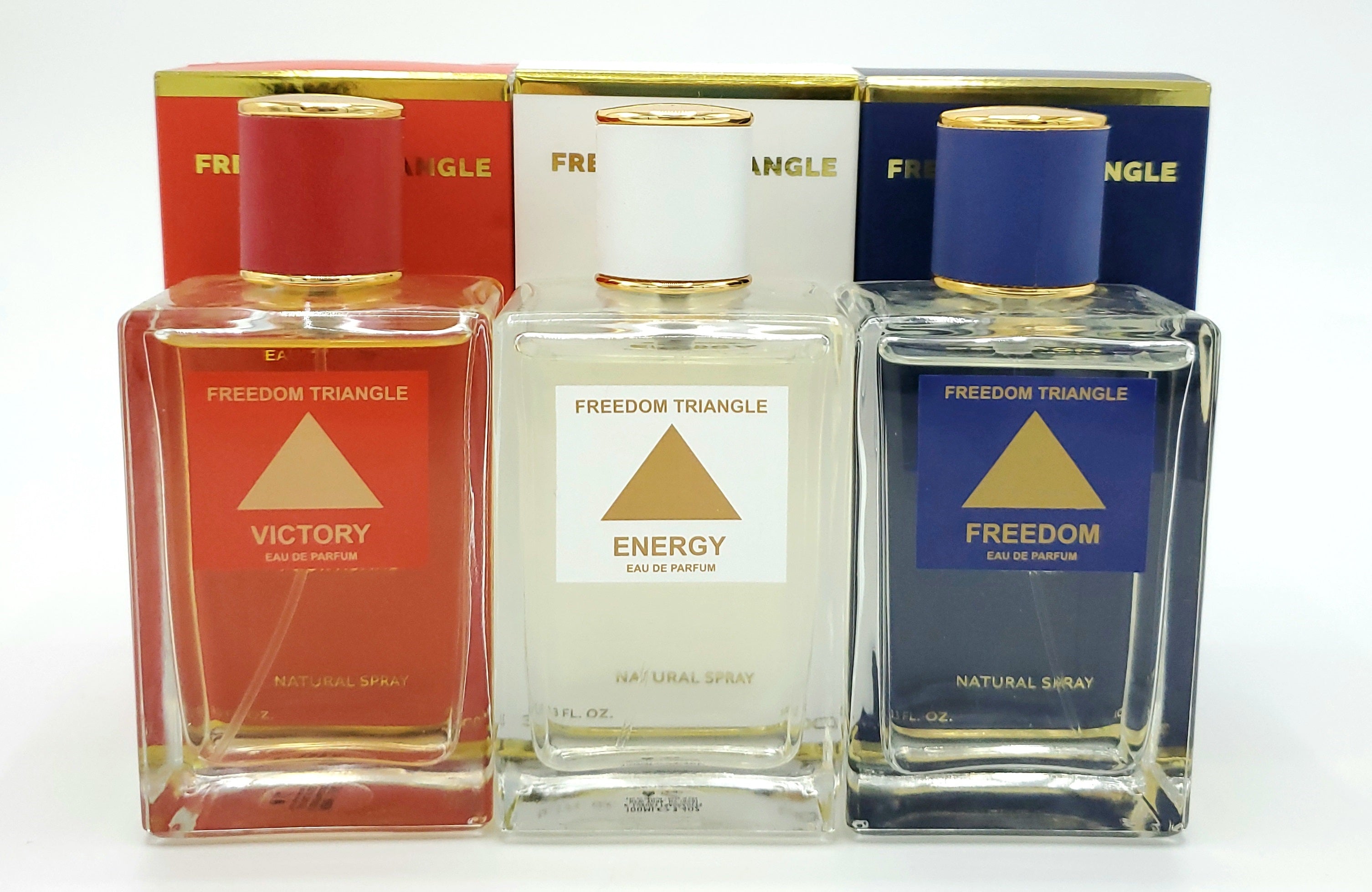 Red outlet triangle perfume