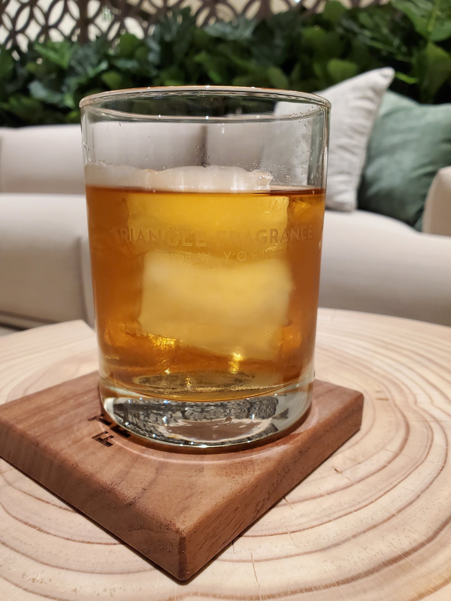 Triangle Fragrance Signature Whiskey Glass - Made in USA