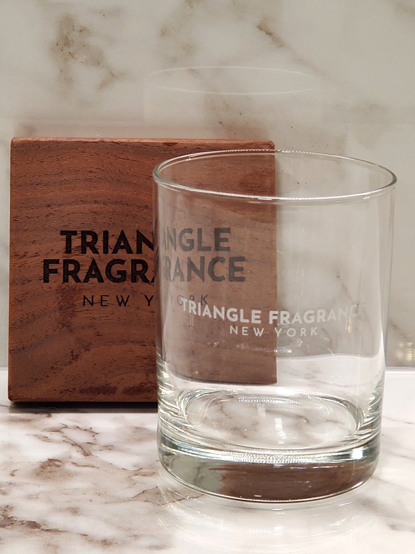 Triangle Fragrance Signature Whiskey Glass - Made in USA