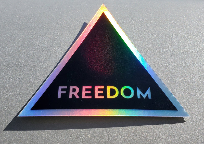 Freedom Triangle® Hologram Sticker