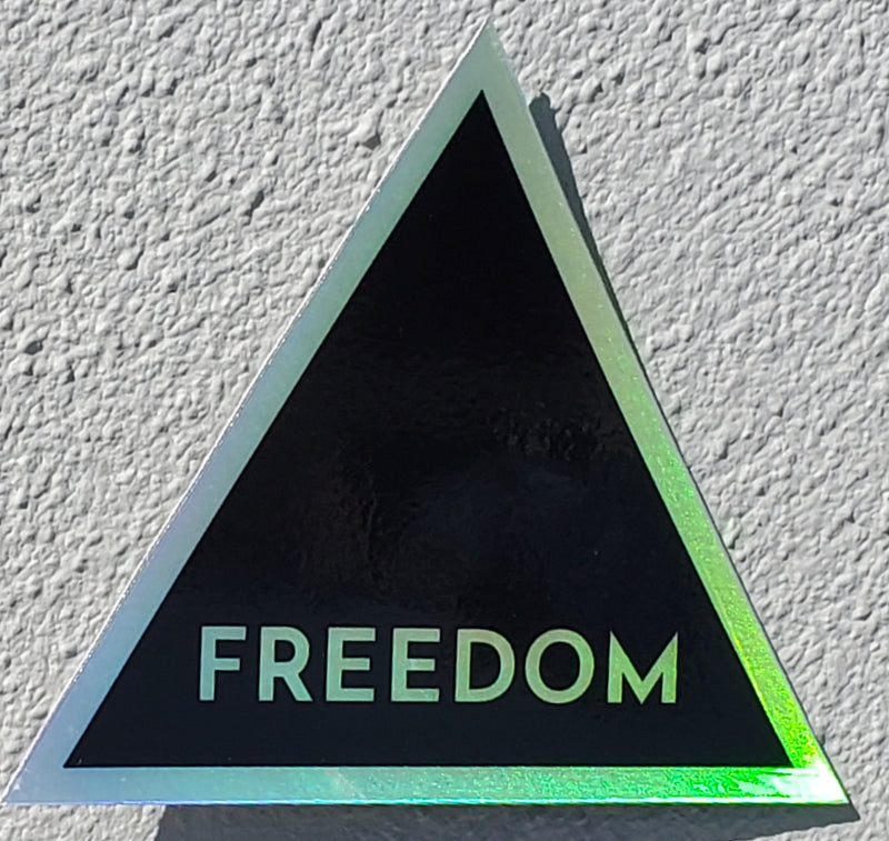 Freedom Triangle® Hologram Sticker