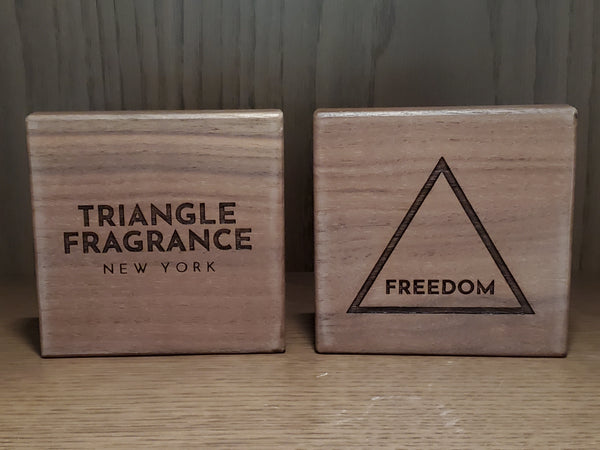 Triangle Fragrance, Freedom Triangle® Walnut Coaster Set