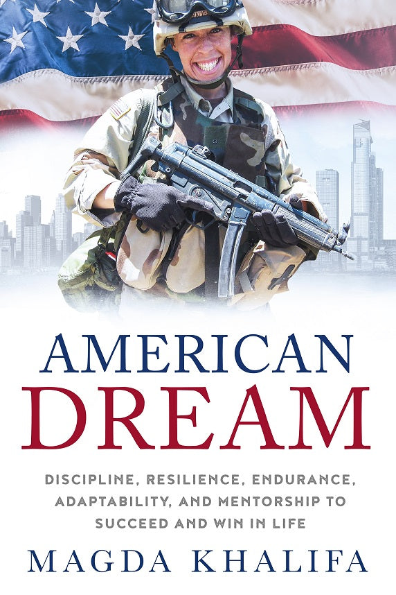 Autographed Hardcover, "American DREAM" by Magda Khalifa, Founder of Freedom Triangle®, and Triangle Fragrance®